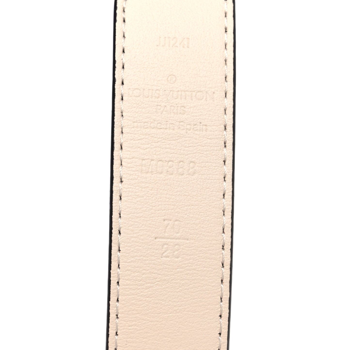 Monogram Dauphine 25mm Reversible Belt 70 28 Cream