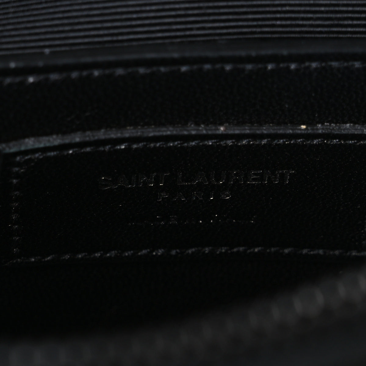 Saint Laurent Matelasse Chevron Monogram Monochrome Medium College Bag  Black 7 of 11