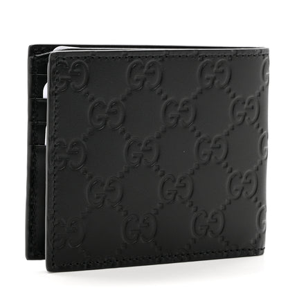 Gucci Guccissima Signature Dorian Bi-Fold Wallet Black 3 of 9