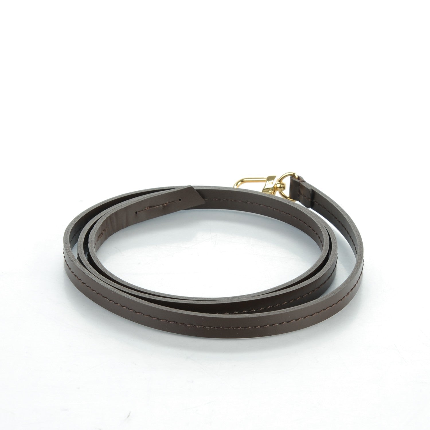 Louis Vuitton Calfskin 12mm Favorite Long Strap Brown 3 of 4