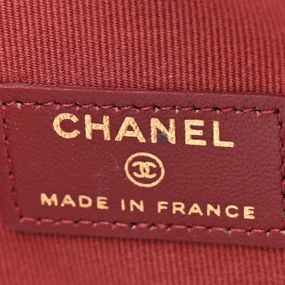 Chanel Lambskin Quilted CC In Love Heart Clutch With Chain Black 6 of 12