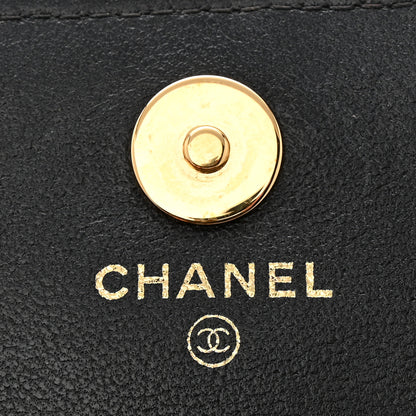 Chanel Patent Quilted Frame Clutch Flap With Chain Black 6 of 11