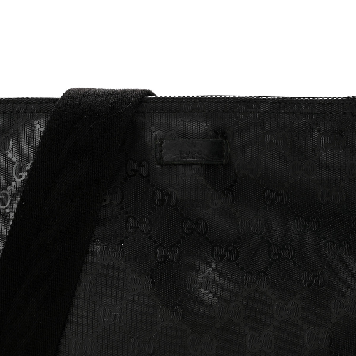 Imprime Monogram Medium Flat Messenger Bag Black