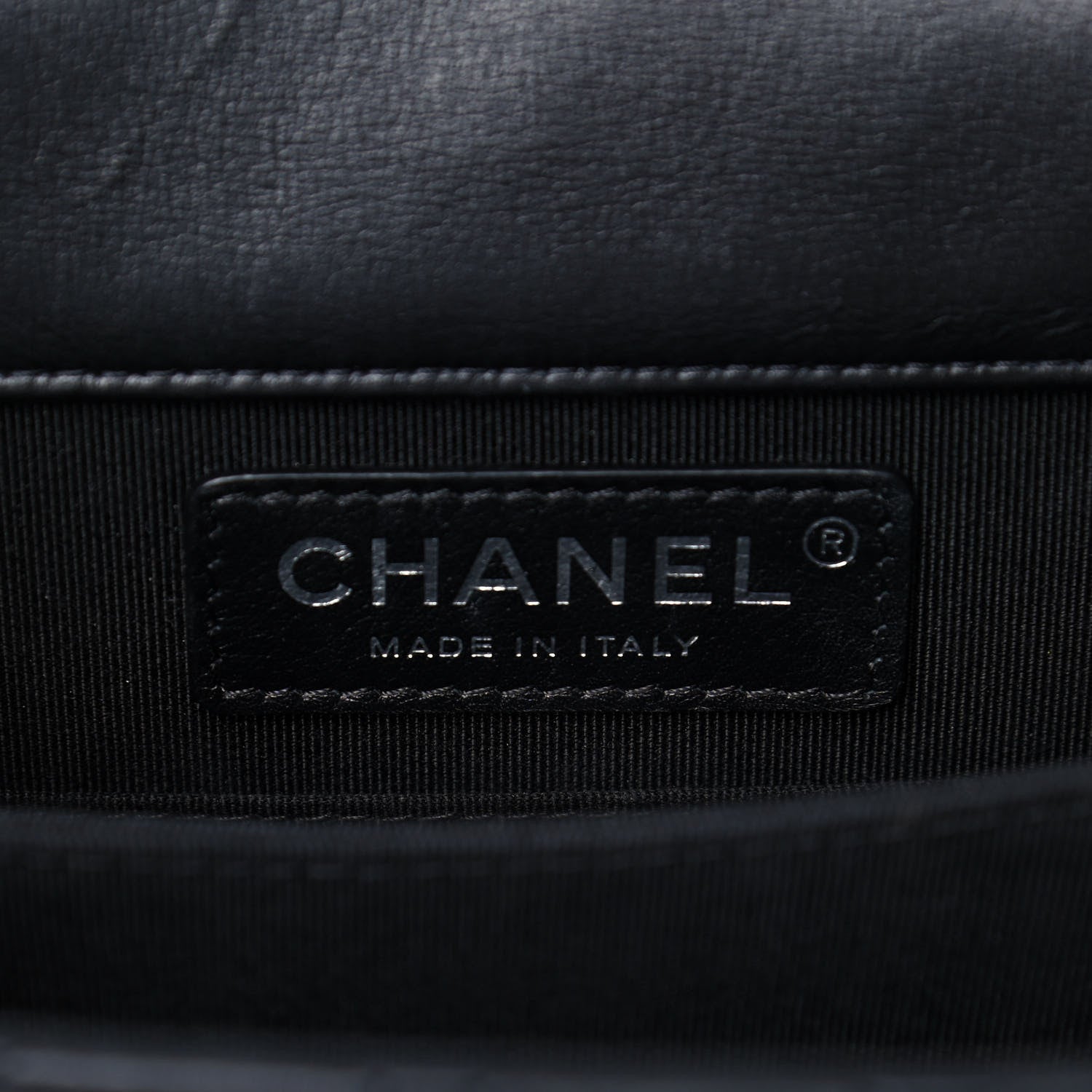 Chanel Calfskin Quilted North South Boy Flap Black 6 of 14