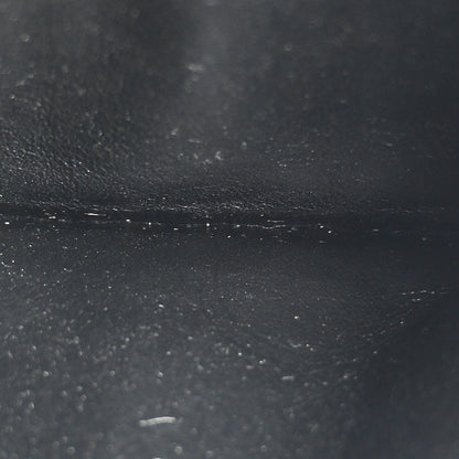 Saint Laurent Grain De Poudre Matelasse Chevron Monogram Fragments Zippered Card Case Black 5 of 7