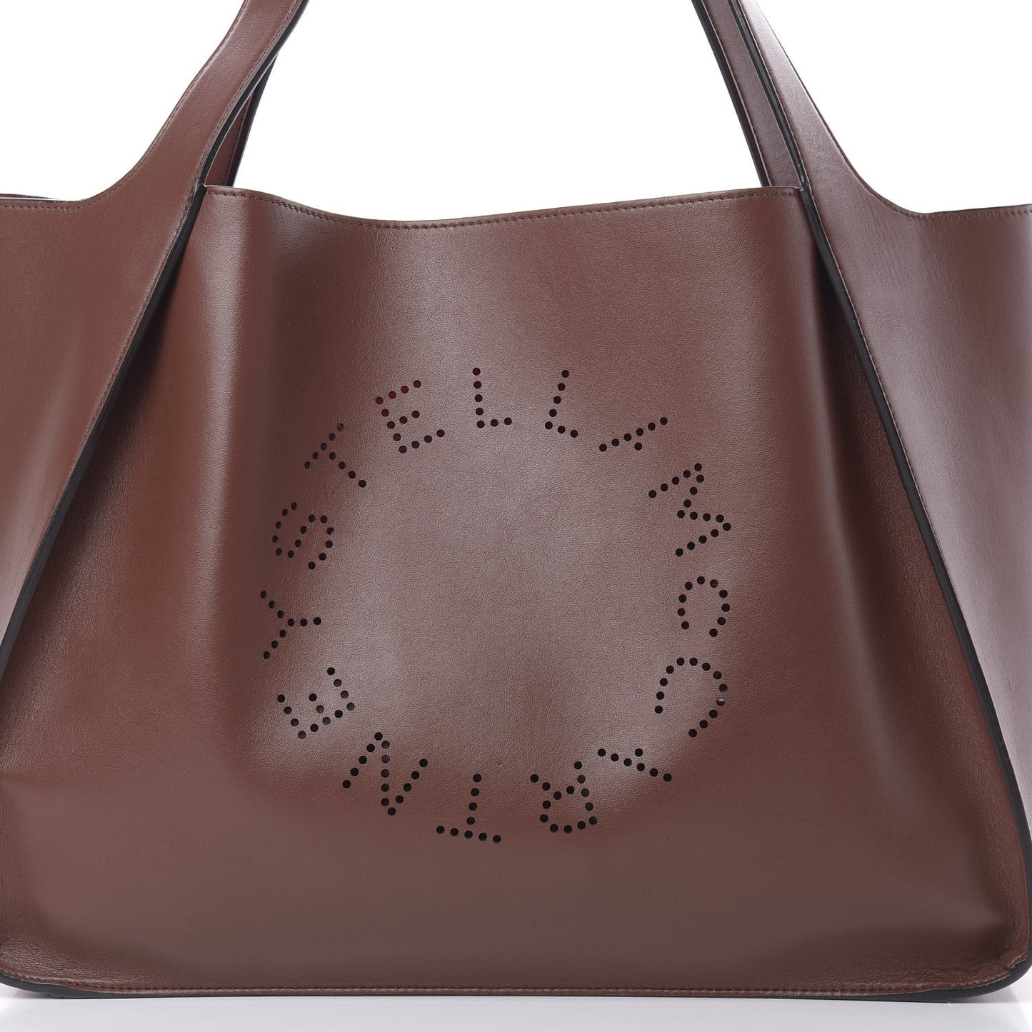 Eco Alter Nappa East West Perforated Tote Brown