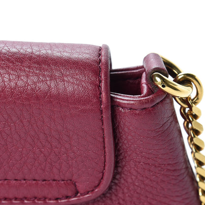 Gucci Cellarius Calfskin Small 1973 Chain Shoulder Bag Cherry Gloss 15 of 16