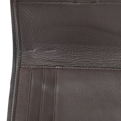 Loewe Grained Calfskin Compact Zip Wallet Burnt Red 9 of 9