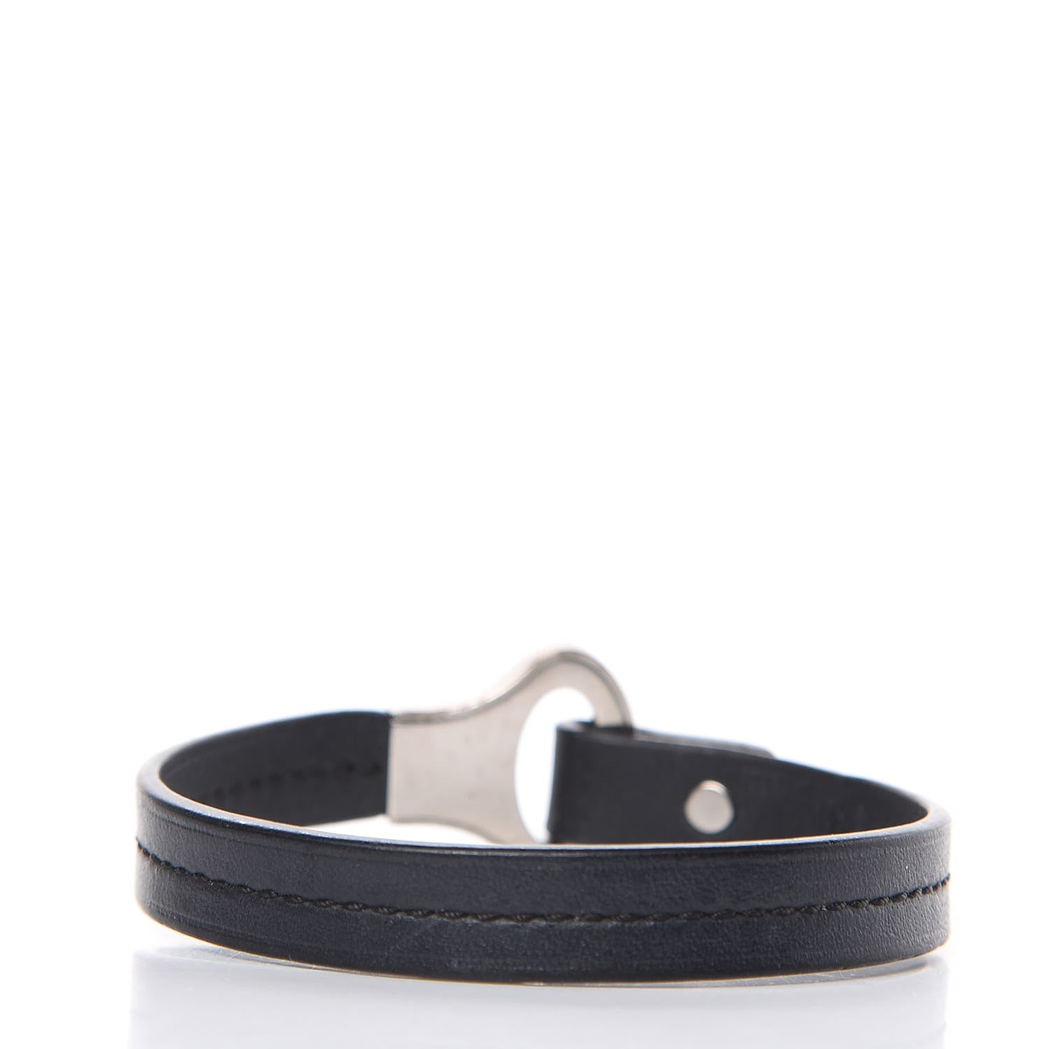 Louis Vuitton Calfskin Mens Archive Bracelet 21 Black 3 of 6
