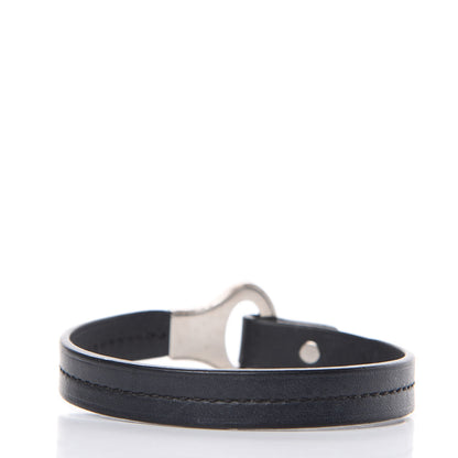 Louis Vuitton Calfskin Mens Archive Bracelet 21 Black 3 of 6