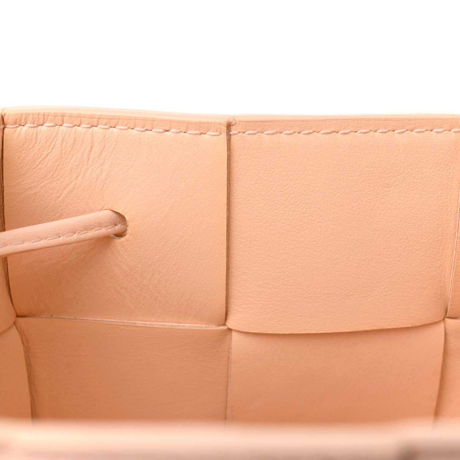 Bottega Veneta Nappa Maxi Intrecciato Cassette Bucket Bag Melon Washed 11 of 12