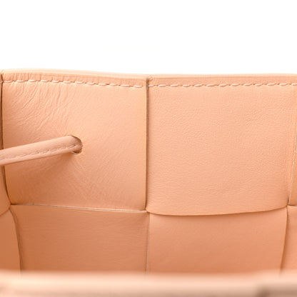 Bottega Veneta Nappa Maxi Intrecciato Cassette Bucket Bag Melon Washed 11 of 12