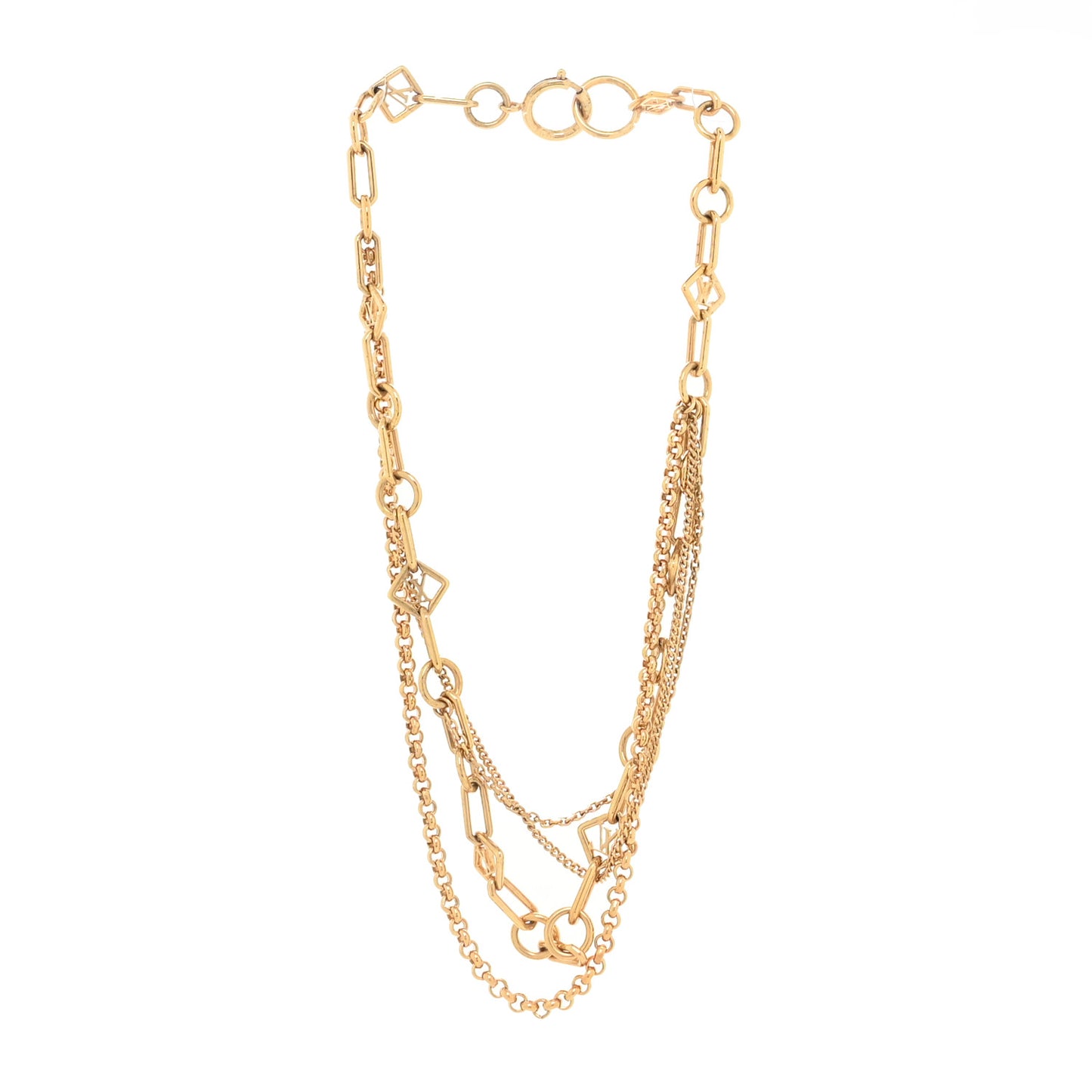 Collier Vegas Chain Necklace Gold