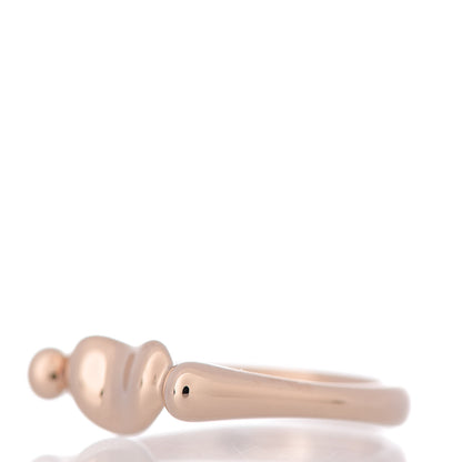 Tiffany 18K Rose Gold Elsa Peretti Bean Ring 52 6 3 of 8