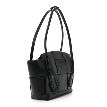 Bottega Veneta French Calfskin Maxi Intrecciato Arco 33 Black 3 of 12