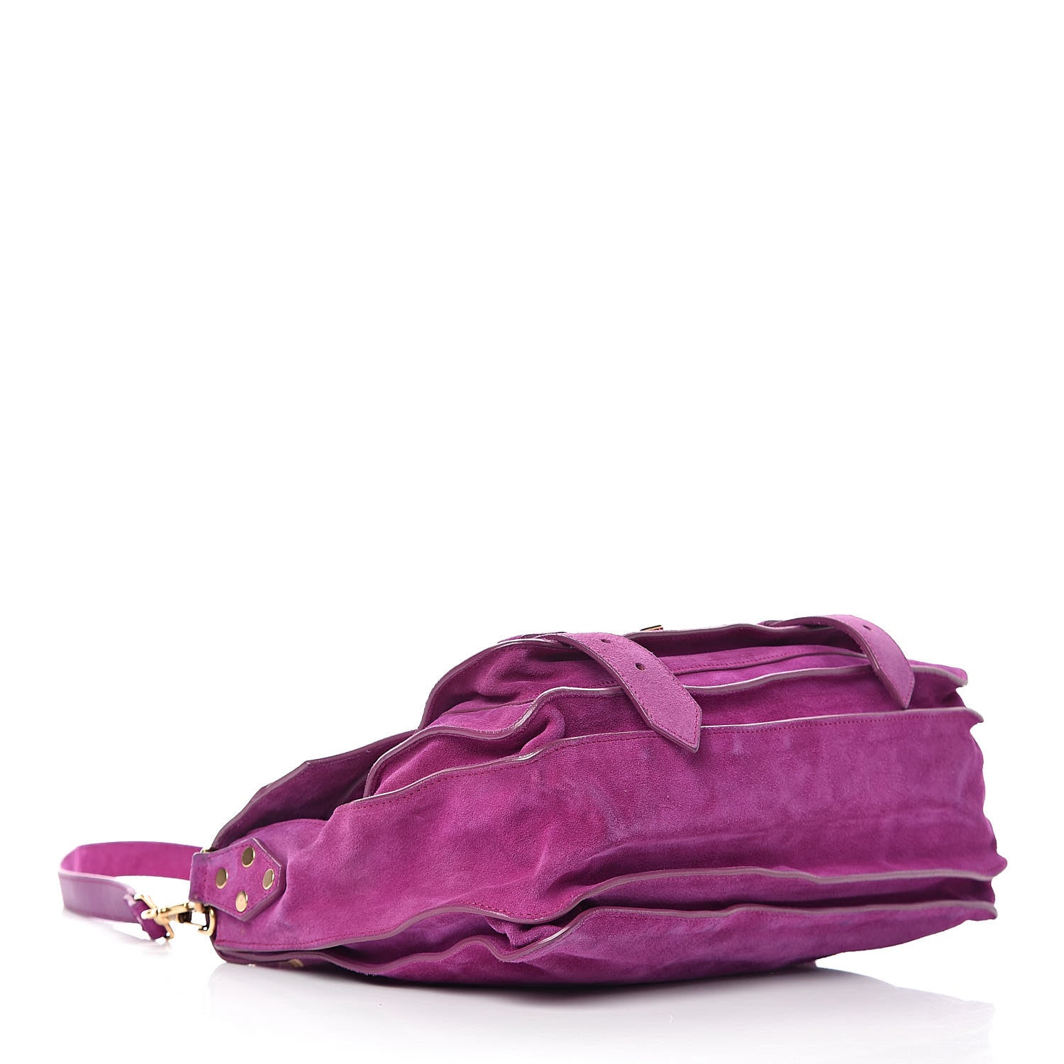 Proenza Schouler Suede Medium PS1 Satchel Grape 4 of 15