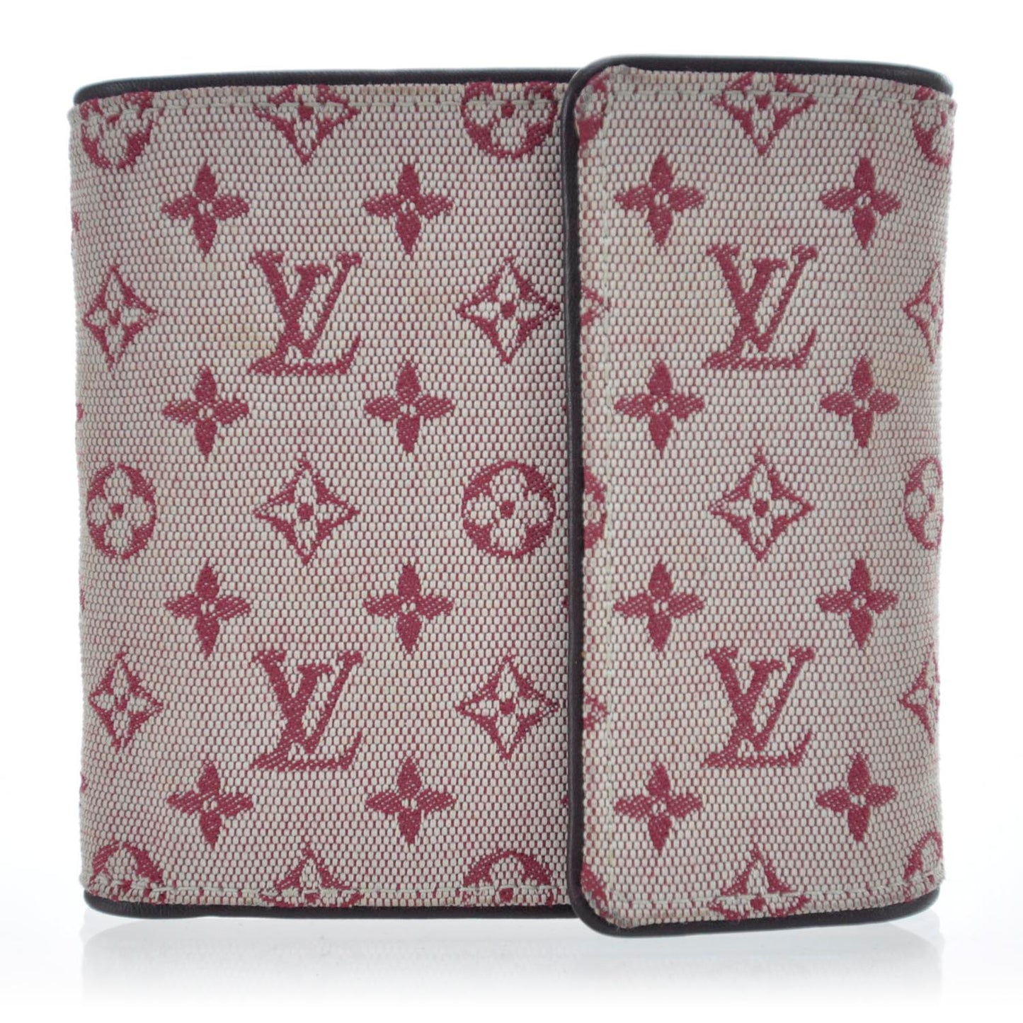 Mini Monogram Compact Wallet Cherry