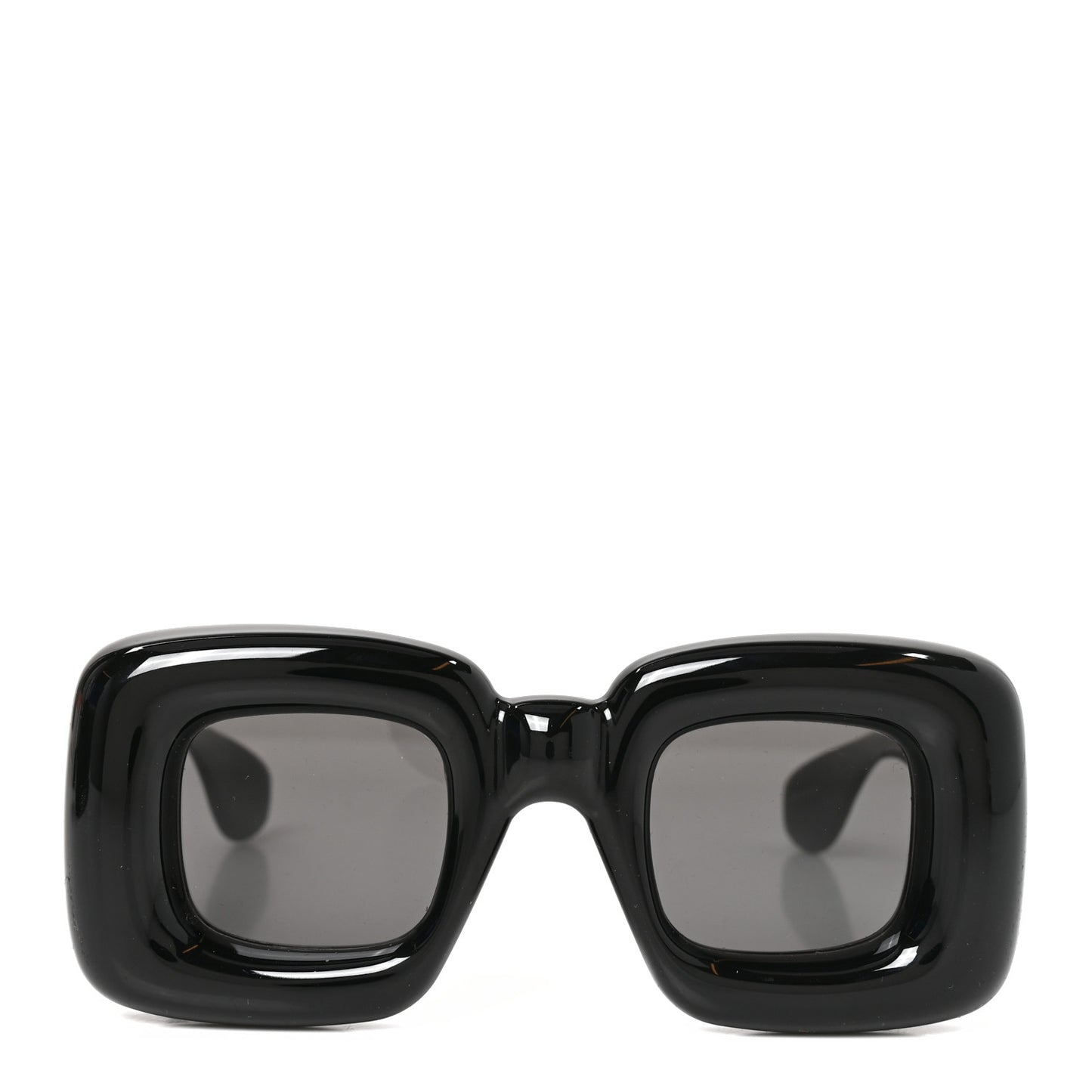 Acetate Inflated LW400981 Square Sunglasses Black