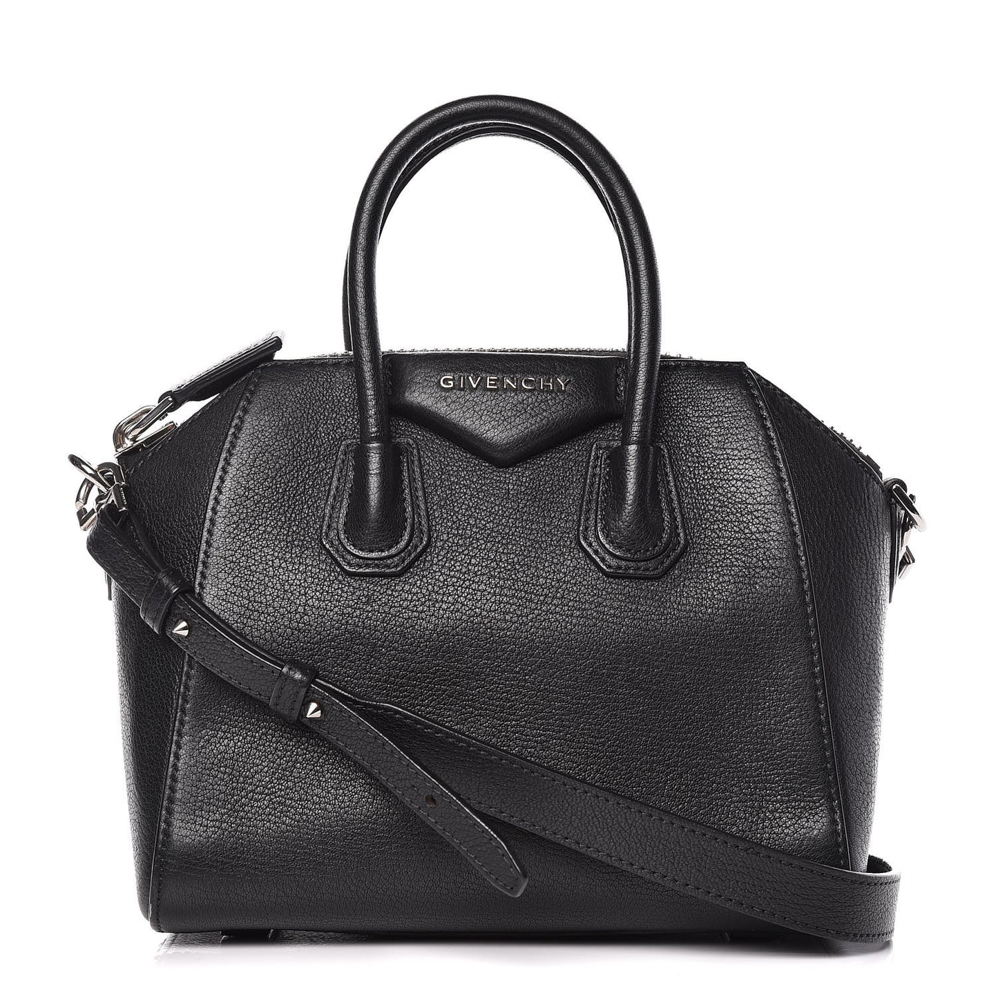 Sugar Goatskin Mini Antigona Black