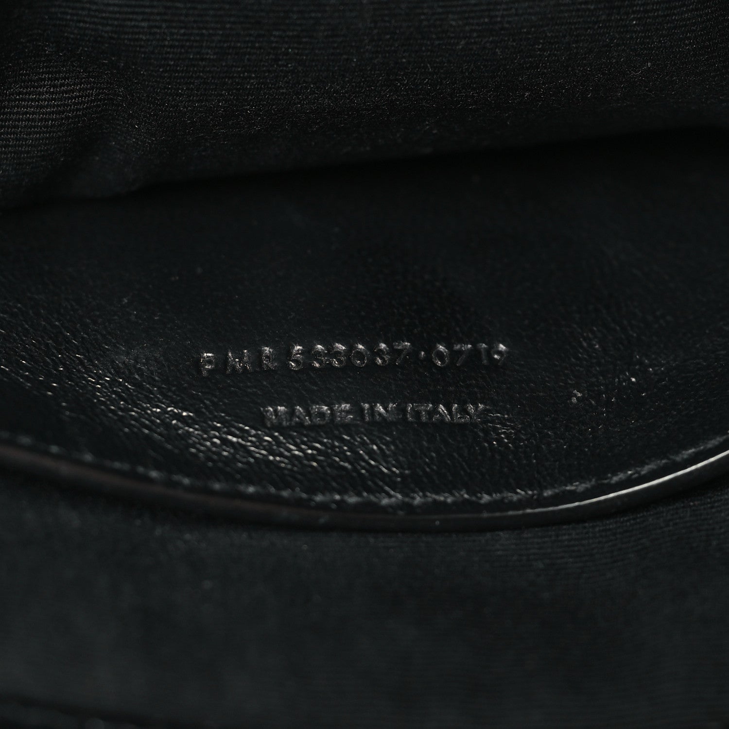 Saint Laurent Crinkled Calfskin Matelasse Monogram Baby Niki Chain Satchel Black 7 of 11