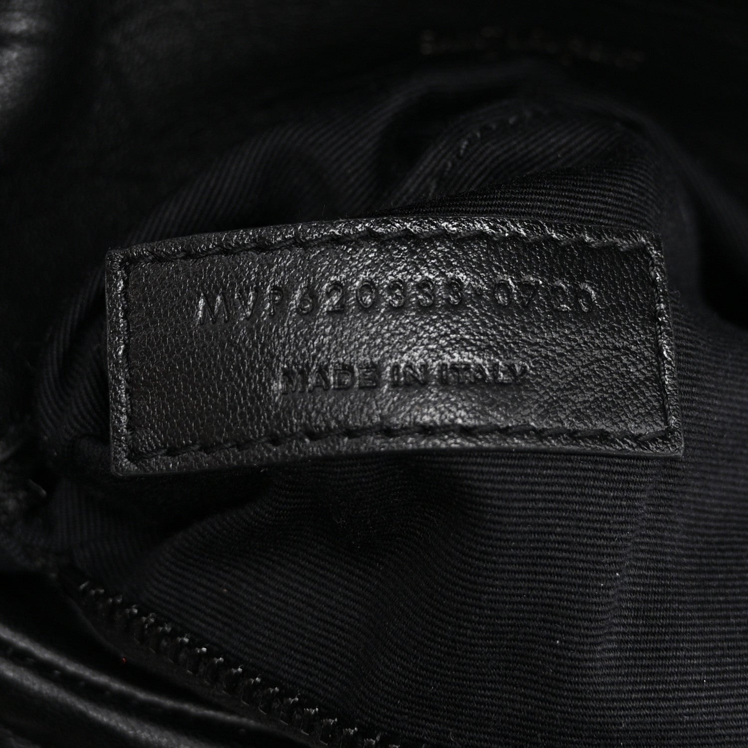 Saint Laurent Calfskin Quilted Toy Loulou Puffer Monogram Monochrome Chain Satchel Black 7 of 12