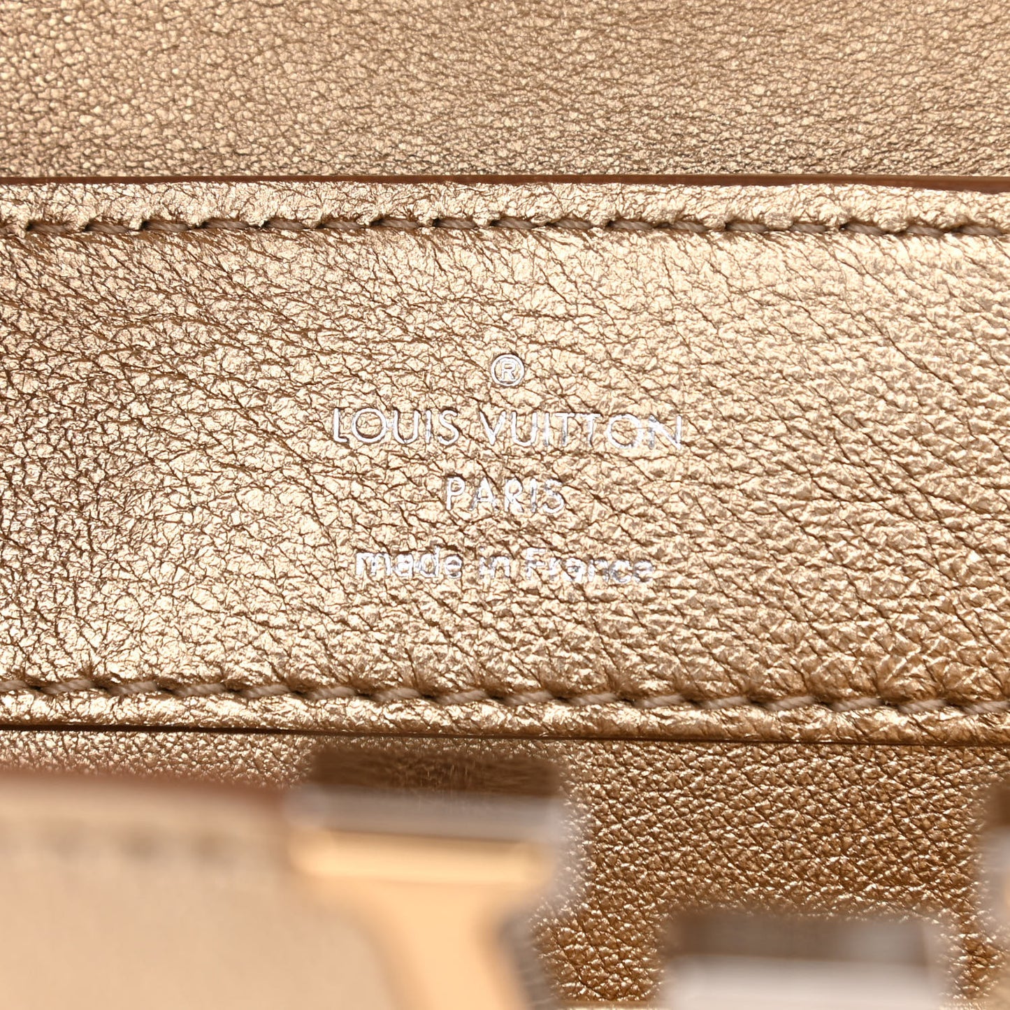 Metallic Calfskin Mini Capucines Gold