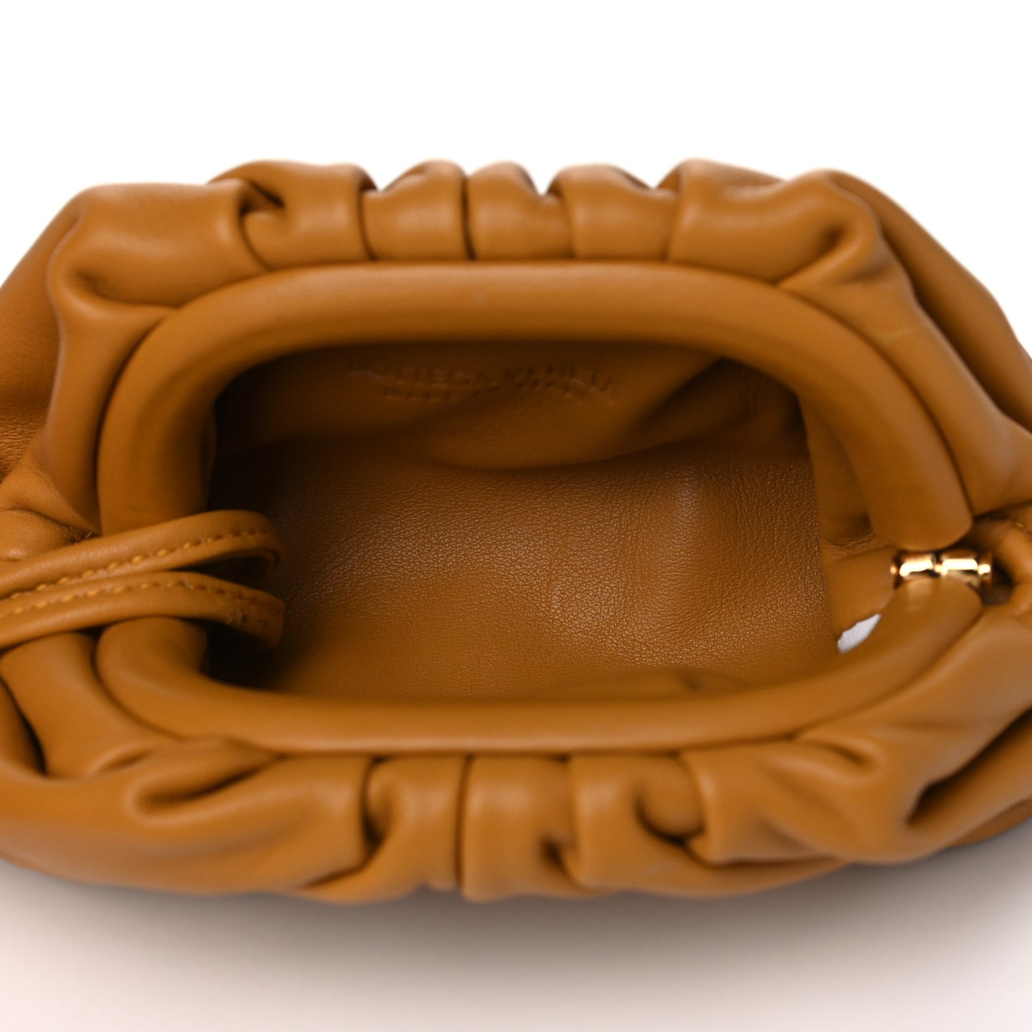 Butter Calfskin Coin Purse Caramel