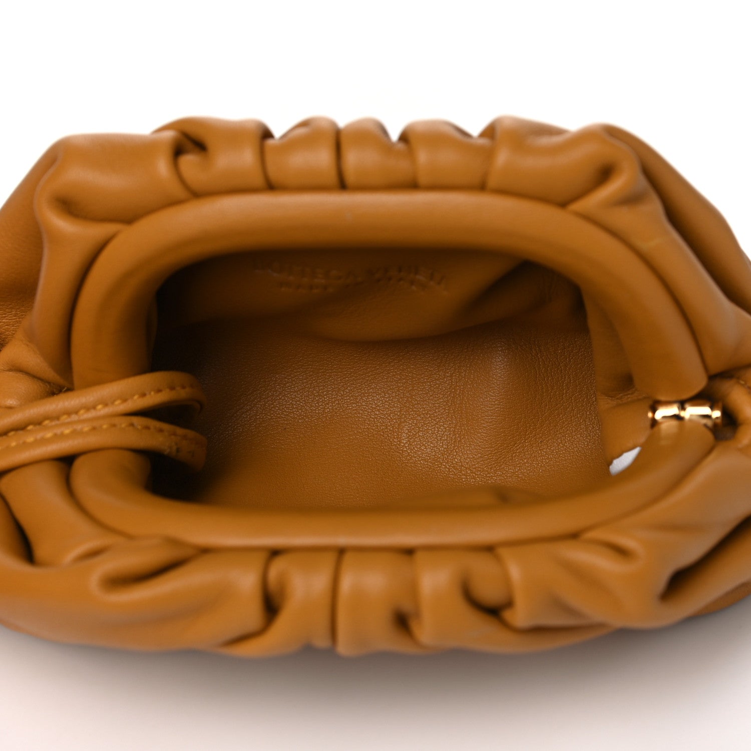 Bottega Veneta Butter Calfskin Coin Purse Caramel 5 of 10