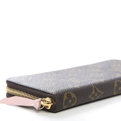 Louis Vuitton Monogram Clemence Wallet Rose Ballerine 6 of 10