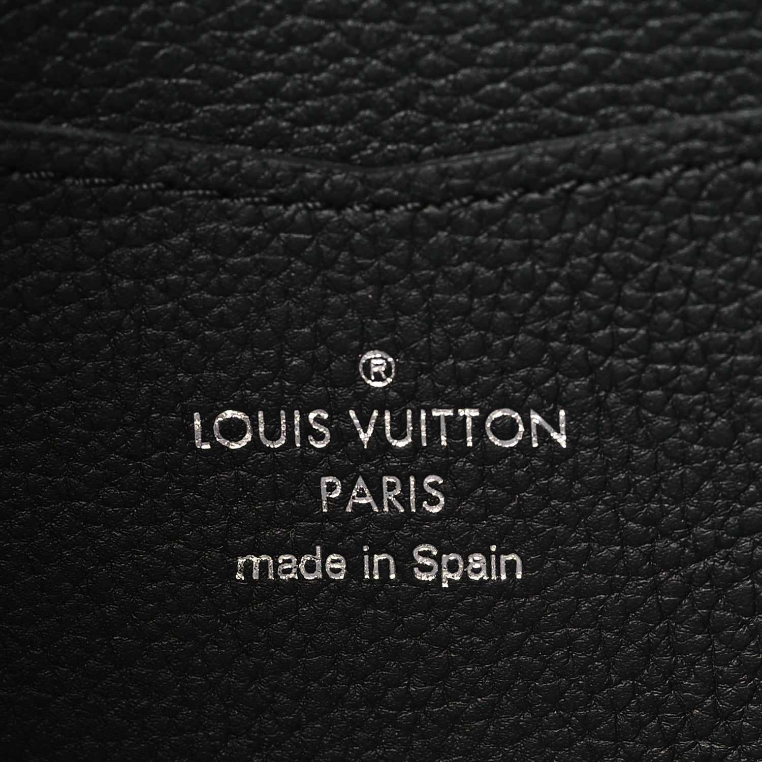 Louis Vuitton Calfskin Zippy Lockme Wallet Black 6 of 6