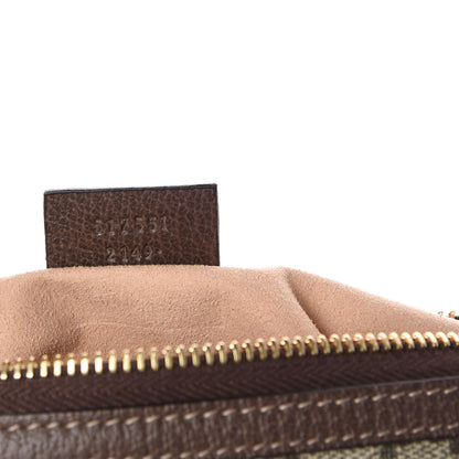 Gucci GG Supreme Monogram Large Ophidia Pouch Clutch Brown 7 of 10