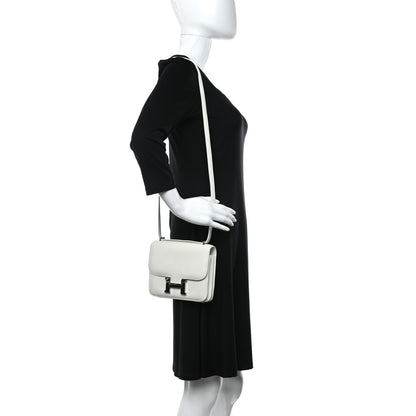 Hermes Swift Constance 18 White 2 of 14