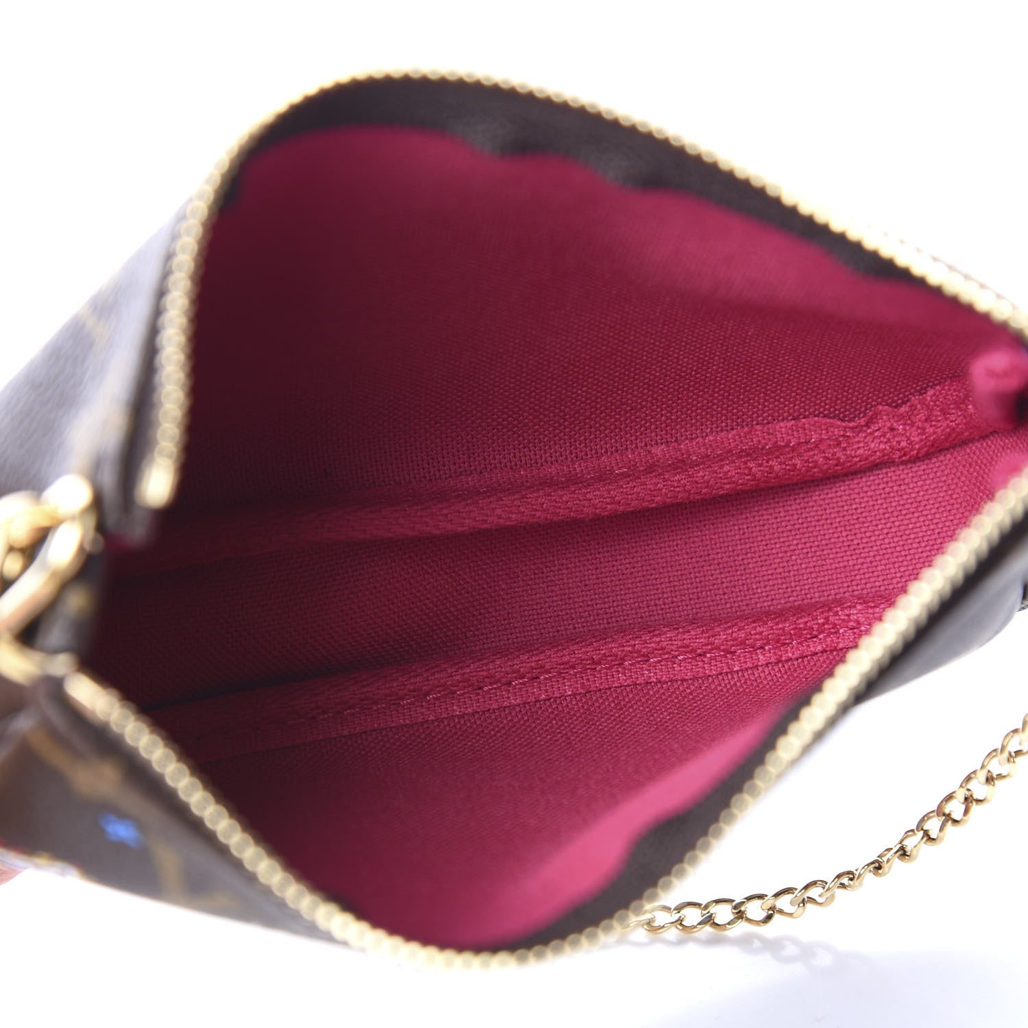 Louis Vuitton Monogram 2020 Christmas Animation Roller Coaster Mini Pochette Accessories Pivoine 4 of 9