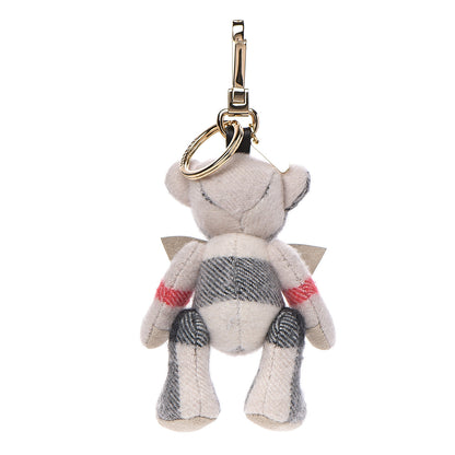 Burberry Cashmere House Check Thomas Bear Bag Charm Stone 2 of 3