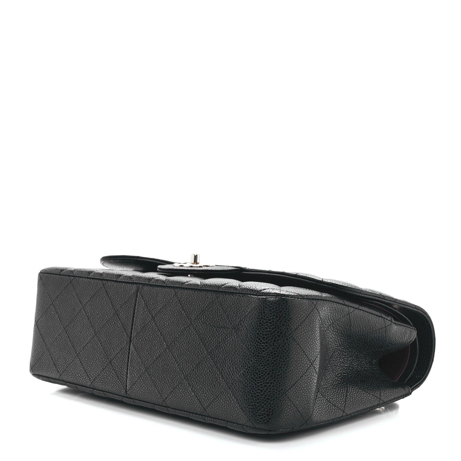 Chanel Caviar Quilted Jumbo Double Flap Black 11 of 14