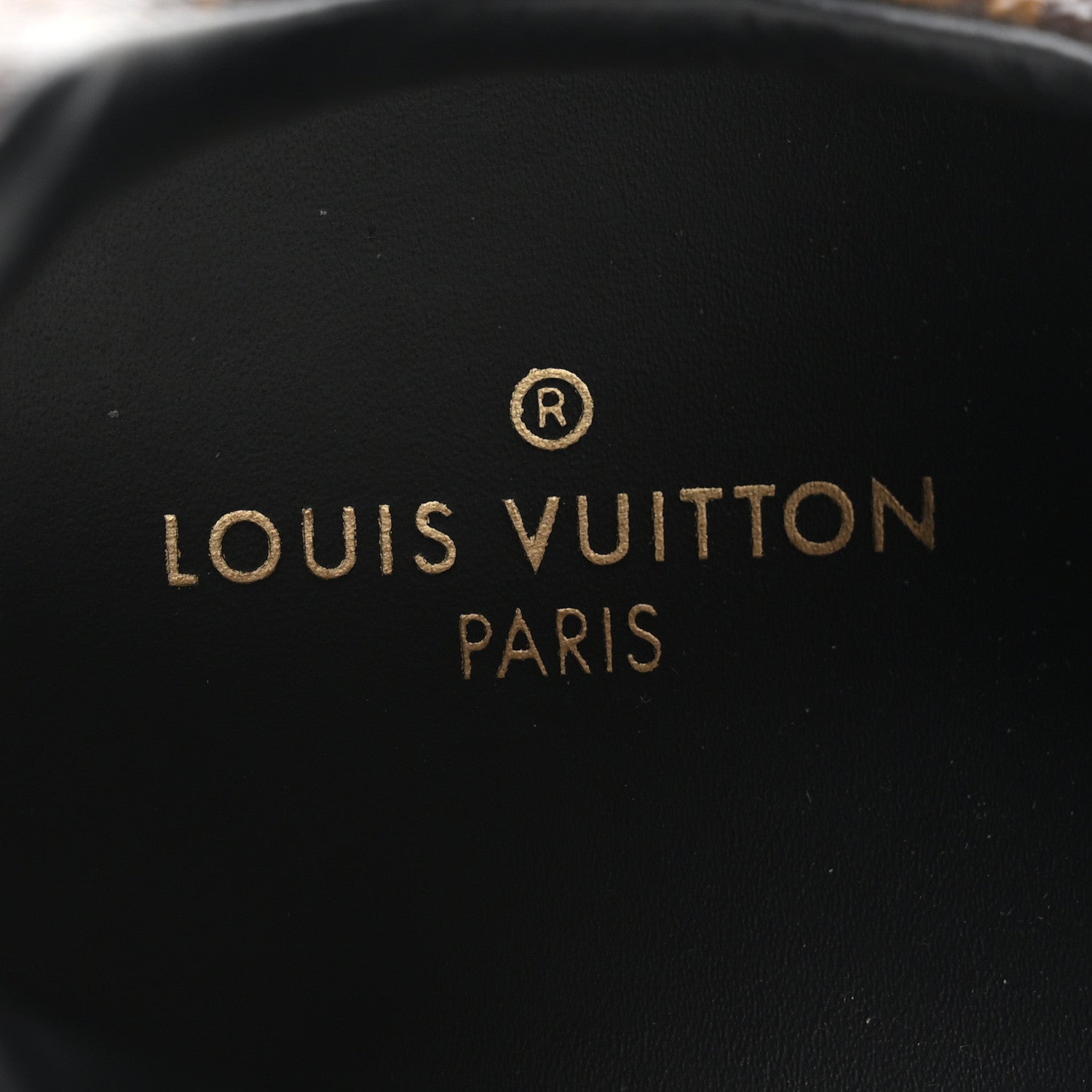 Louis Vuitton Suede Monogram Run Away Sneakers 38.5 Black 8 of 9