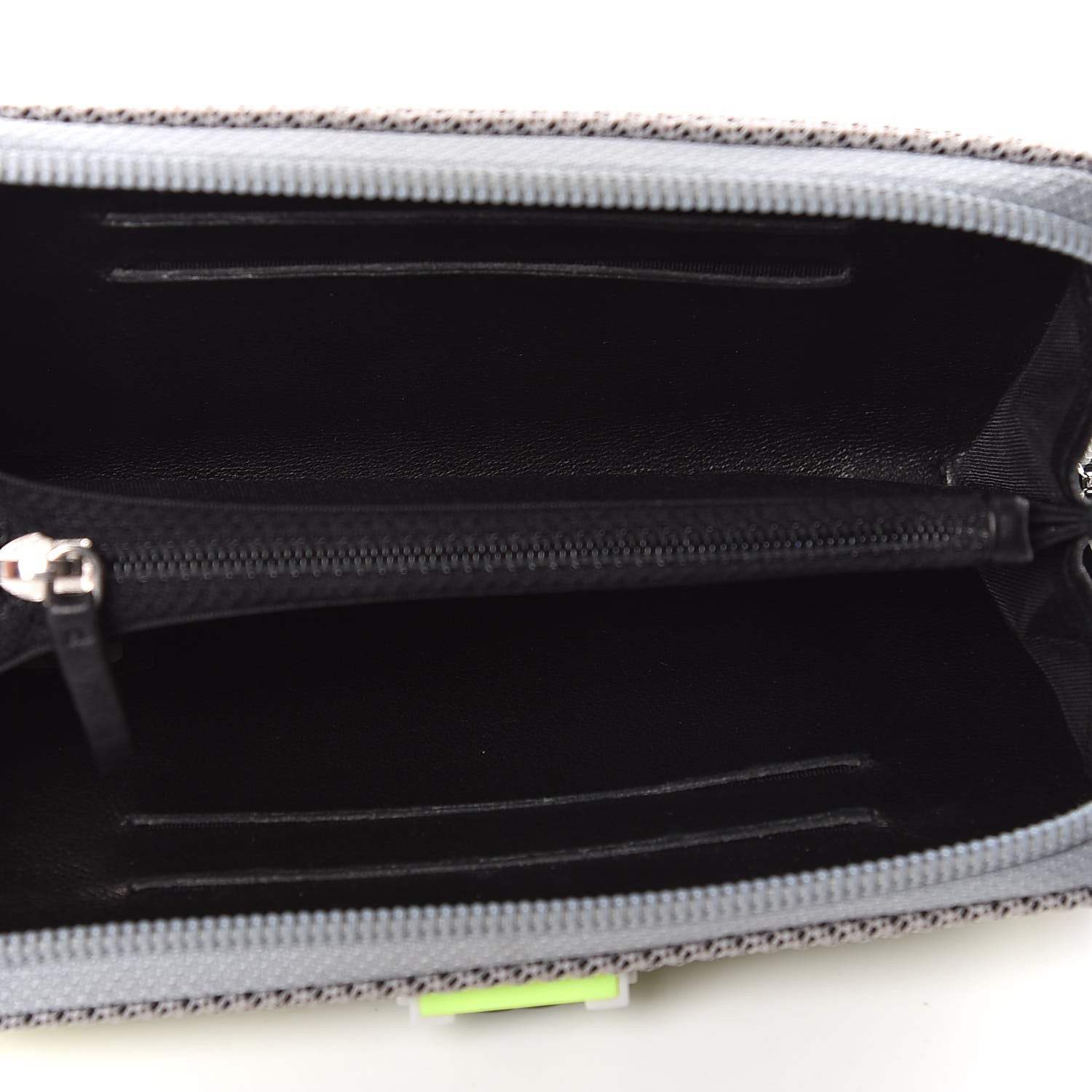 Chanel Canvas Quilted Small Fluo Boy Zip Around Wallet 9 of 13