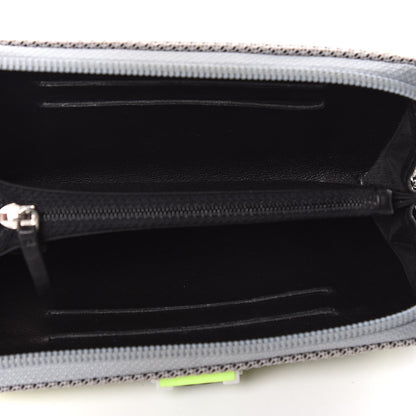 Chanel Canvas Quilted Small Fluo Boy Zip Around Wallet 9 of 13