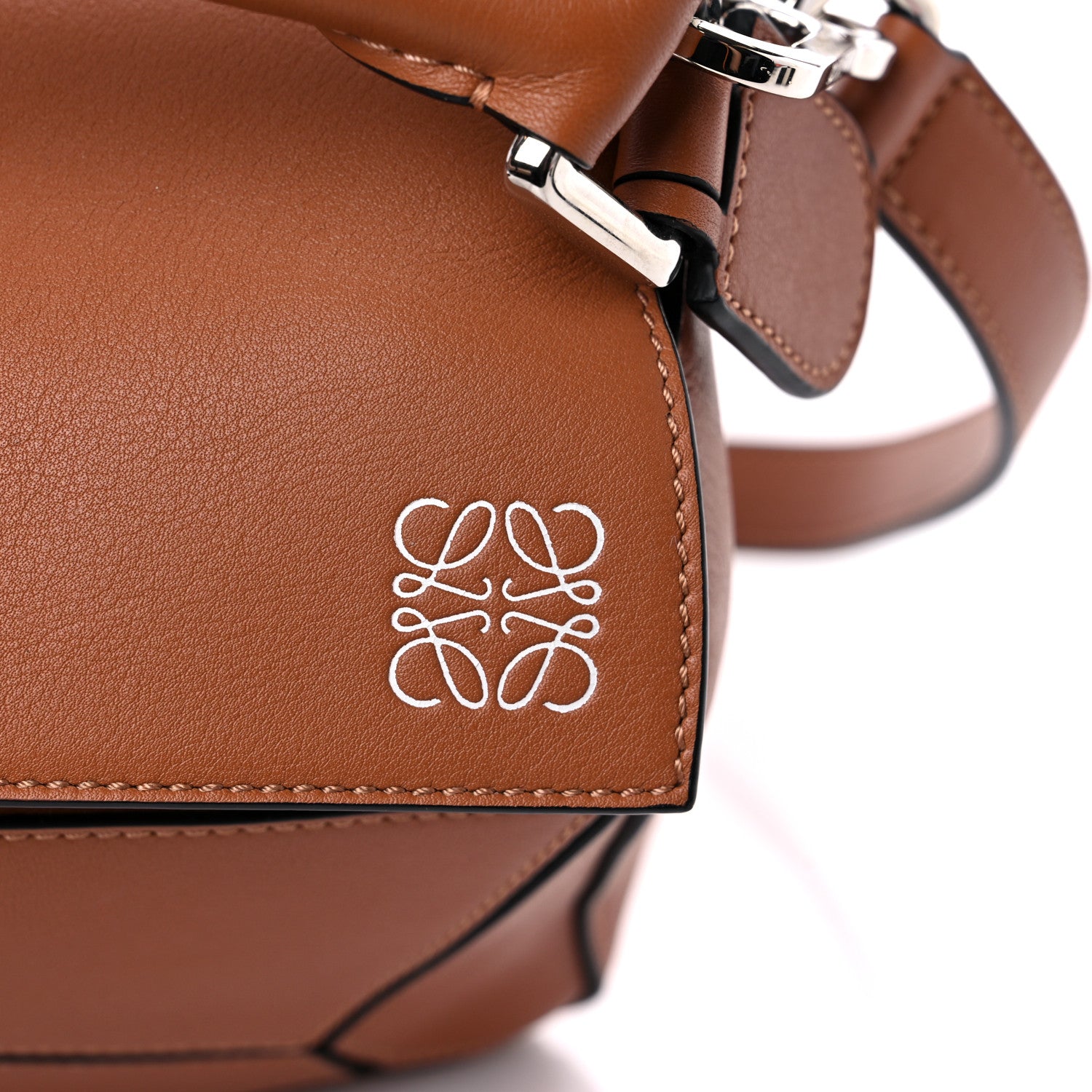 Loewe Calfskin Small Puzzle Bag Tan 9 of 9