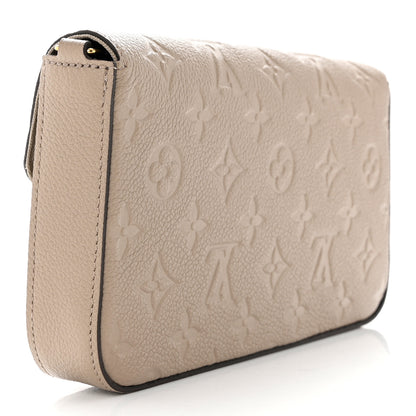 Louis Vuitton Empreinte Pochette Felicie Chain Wallet Tourterelle 3 of 8