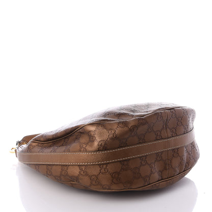 Gucci Guccissima Medium GG Twins Hobo Bronze 3 of 8