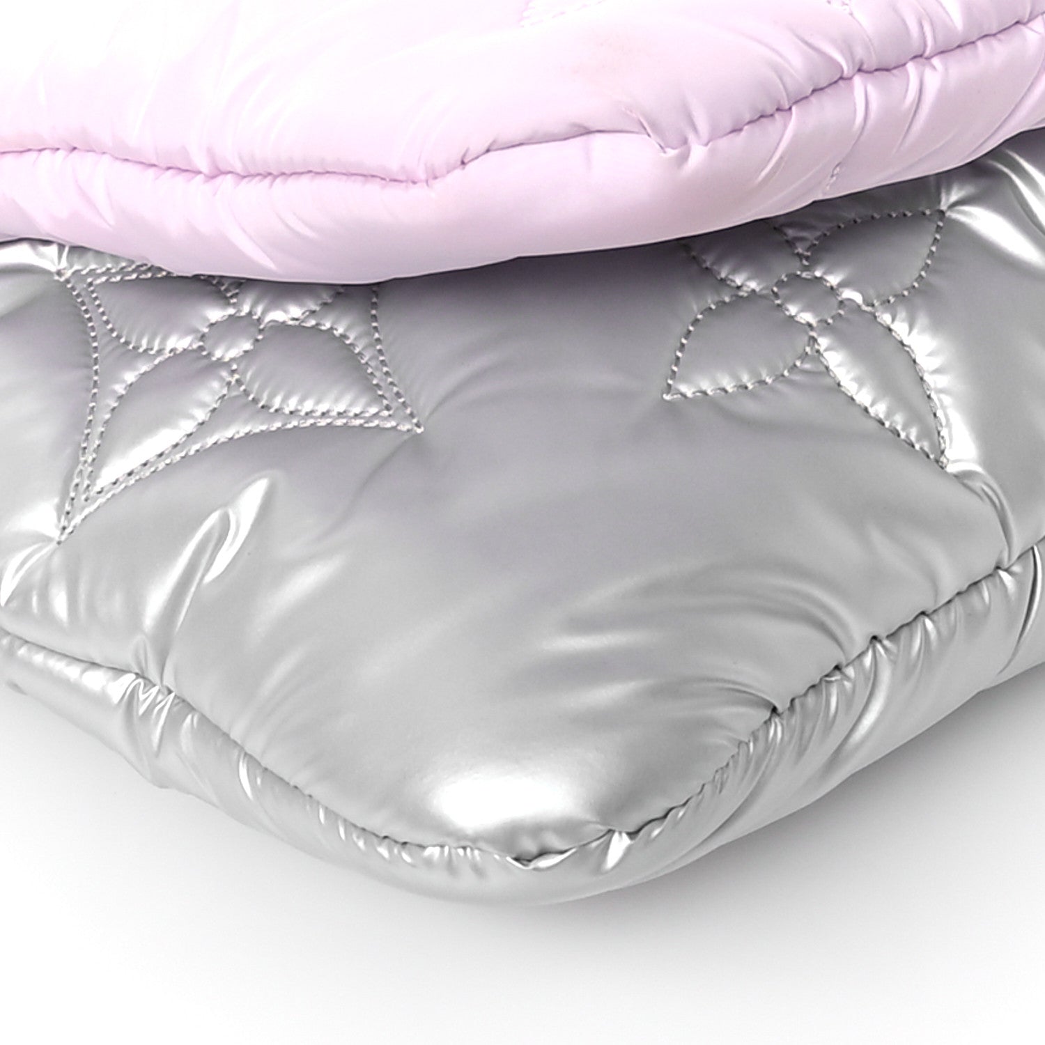 Louis Vuitton Econyl Monogram Pillow Maxi Multi Pochette Accessories Silver Pale Pink 8 of 9