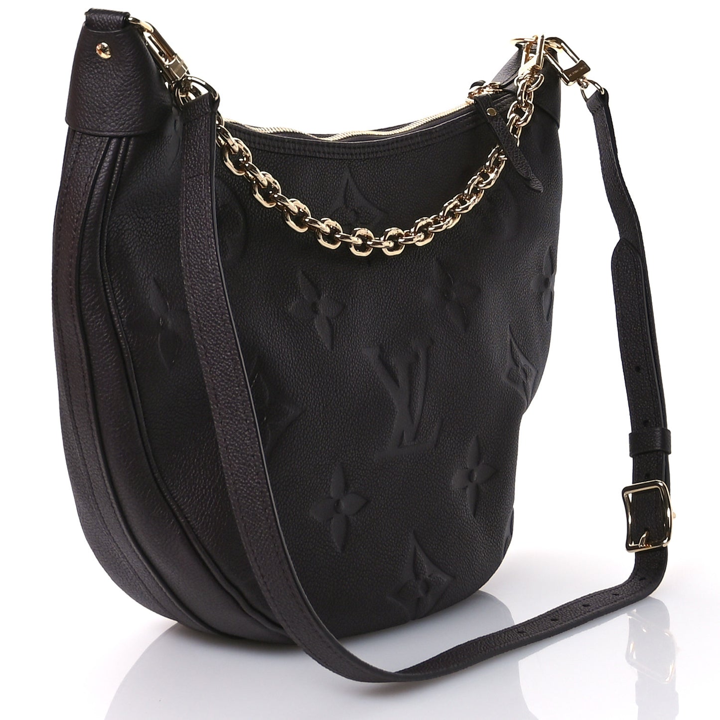 Empreinte Monogram Giant Loop Hobo Chocolate