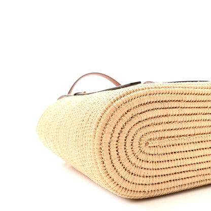 Loewe Raffia Small Square Basket Tote Bag Natural Tan 8 of 9
