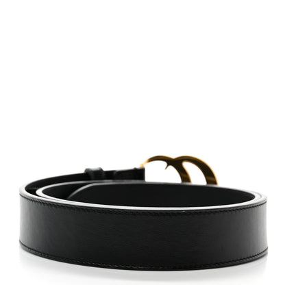 Gucci Calfskin Double G 30mm Belt 75 30 Black 2 of 6