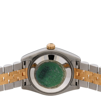 Rolex Stainless Steel 18K Yellow Gold Diamond 31mm Oyster Perpetual Datejust Watch Silver Jubilee 178273 4 of 5