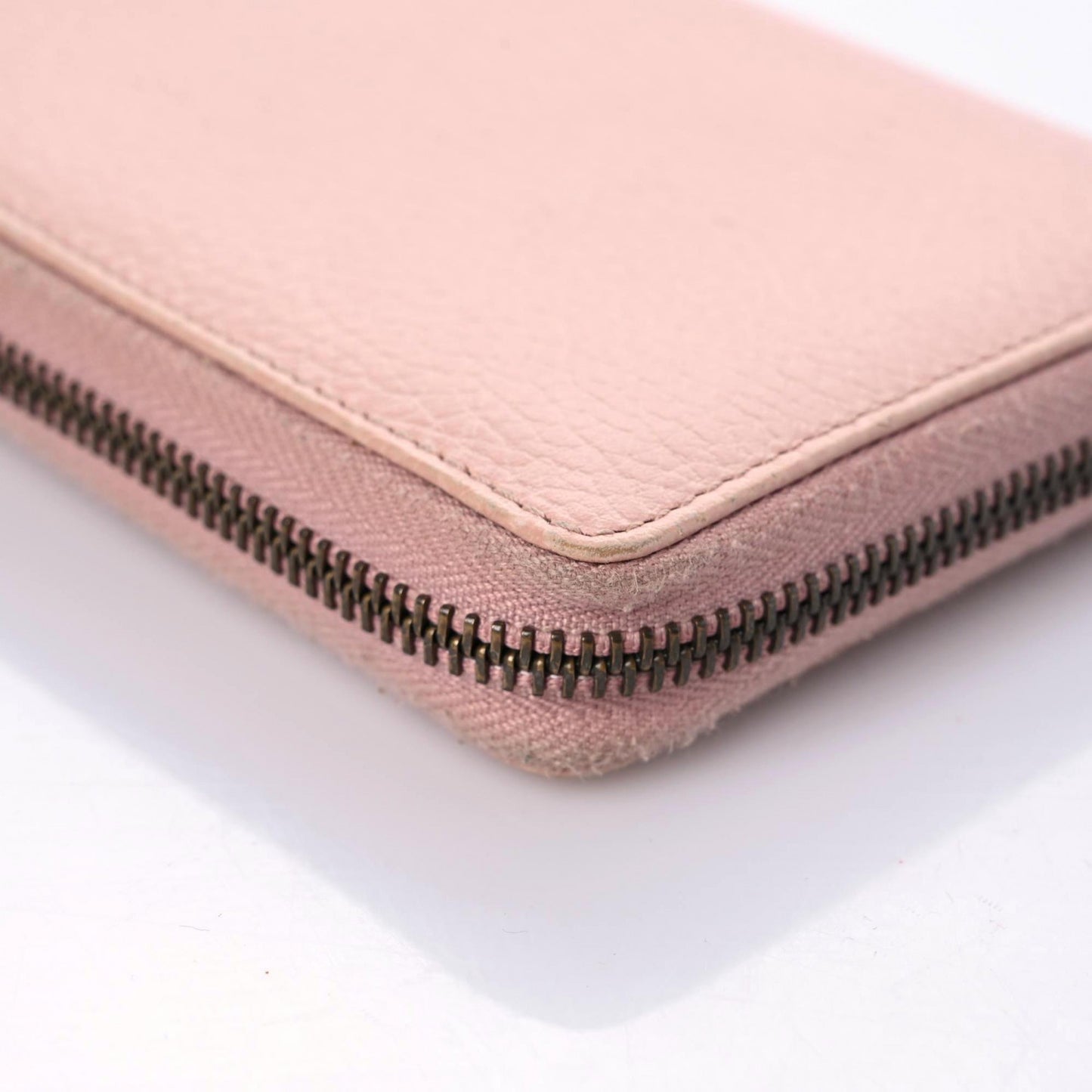 Calfskin Butterfly Farfalla Zip Around Wallet Perfect Pink
