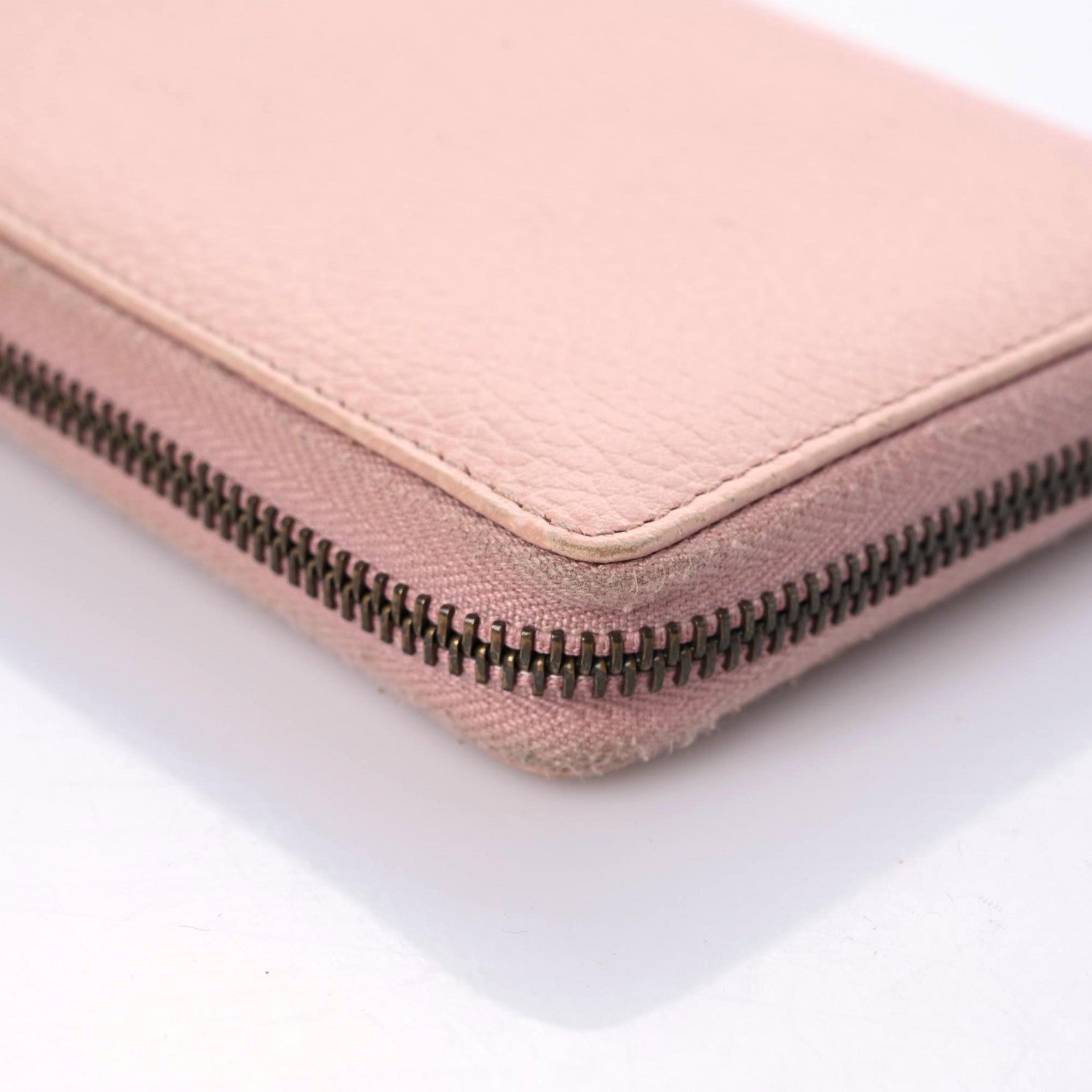 Gucci Calfskin Butterfly Farfalla Zip Around Wallet Perfect Pink 12 of 21