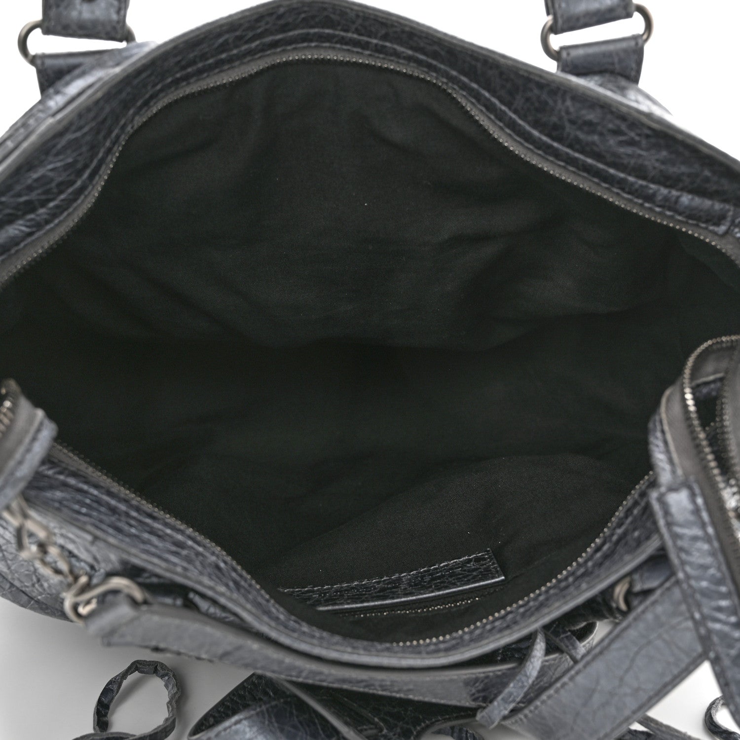Balenciaga Metallic Agneau Classic Hardware Argent Fonce 5 of 10