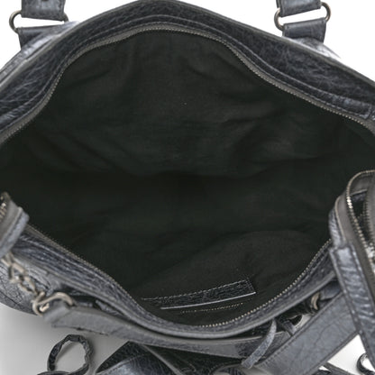Balenciaga Metallic Agneau Classic Hardware Argent Fonce 5 of 10